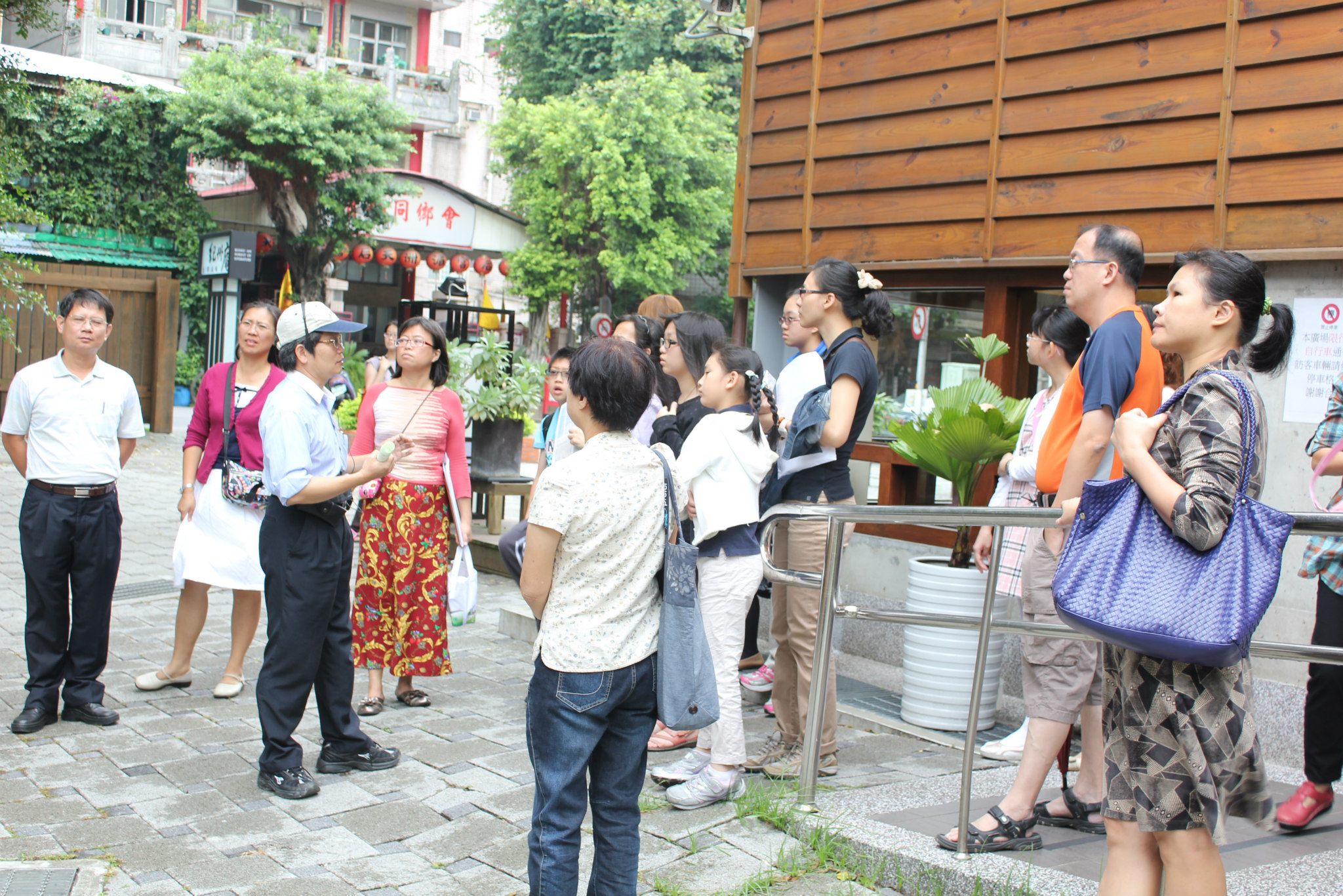 陳正豐老樹爺爺為大家分享紀州庵的老樹故事